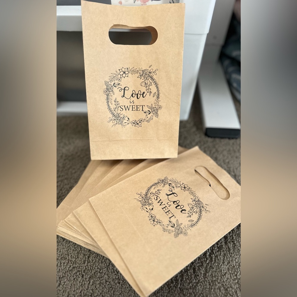 Love is Sweet Small Treat Bags 35 Total